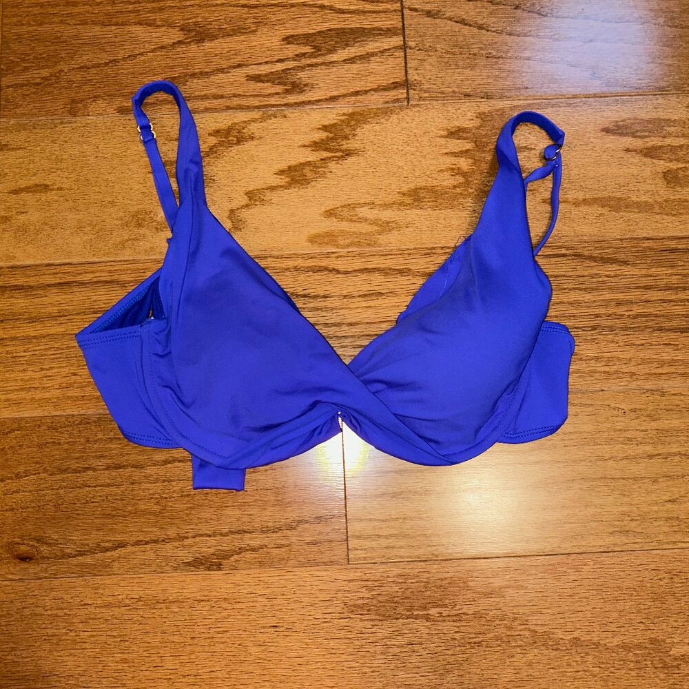 Blue Bikini Top